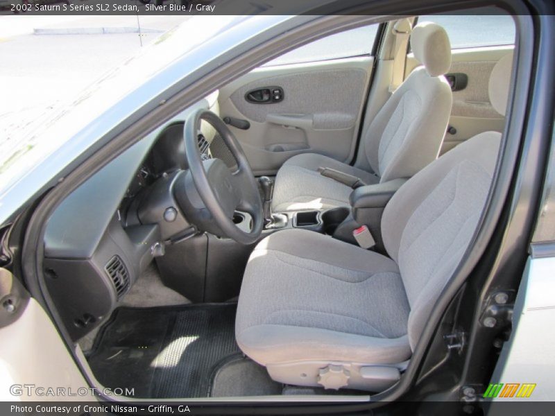 Silver Blue / Gray 2002 Saturn S Series SL2 Sedan