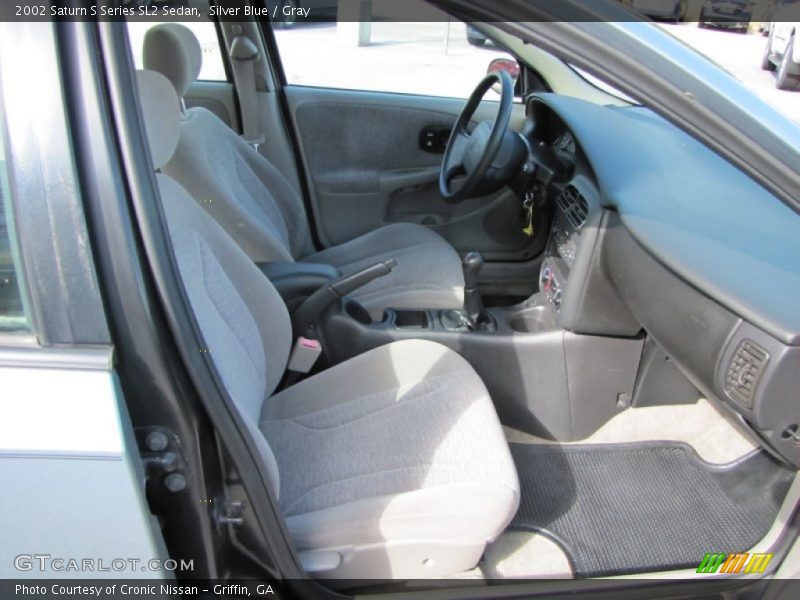 Silver Blue / Gray 2002 Saturn S Series SL2 Sedan