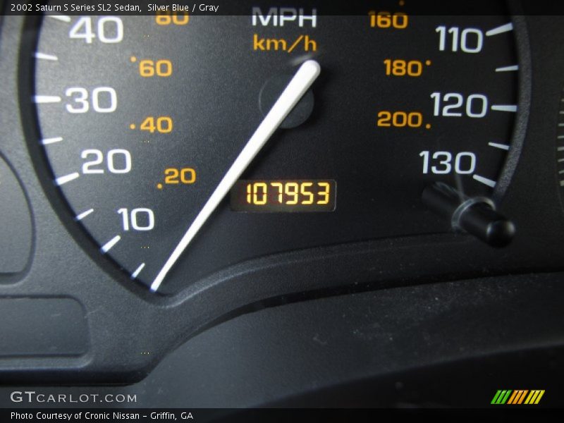 Silver Blue / Gray 2002 Saturn S Series SL2 Sedan