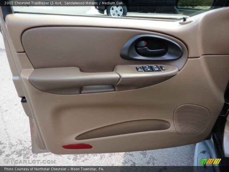 Sandalwood Metallic / Medium Oak 2002 Chevrolet TrailBlazer LS 4x4