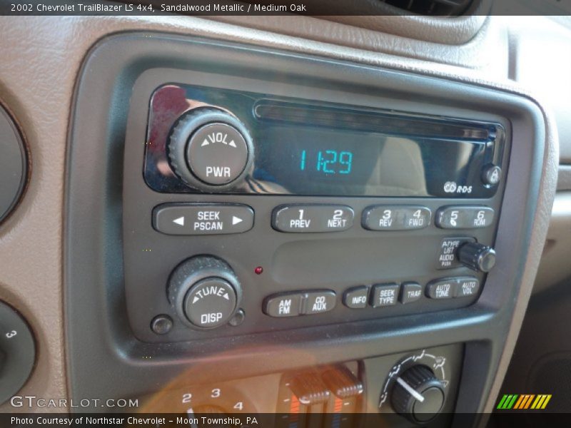 Sandalwood Metallic / Medium Oak 2002 Chevrolet TrailBlazer LS 4x4