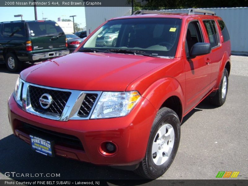 Red Brawn / Graphite 2008 Nissan Pathfinder S 4x4