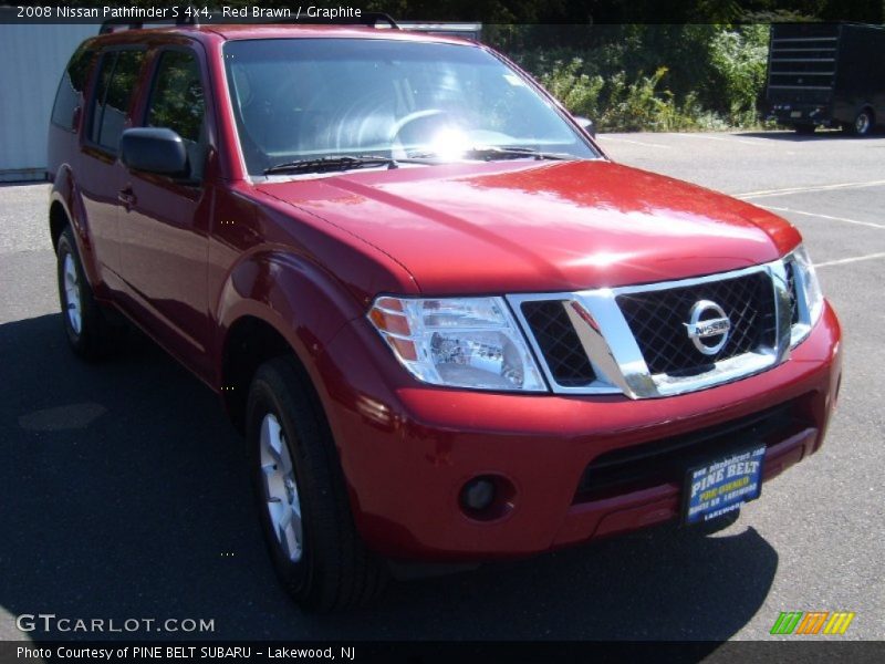 Red Brawn / Graphite 2008 Nissan Pathfinder S 4x4