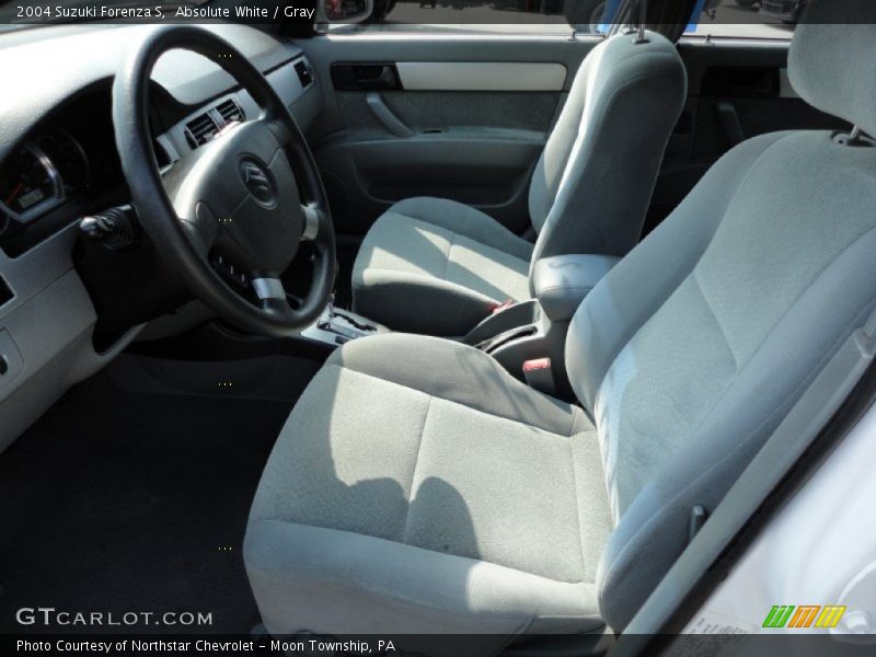 Absolute White / Gray 2004 Suzuki Forenza S