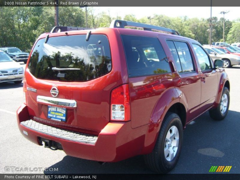 Red Brawn / Graphite 2008 Nissan Pathfinder S 4x4