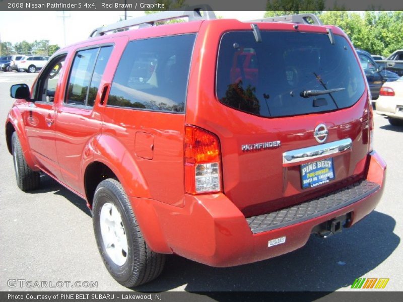 Red Brawn / Graphite 2008 Nissan Pathfinder S 4x4