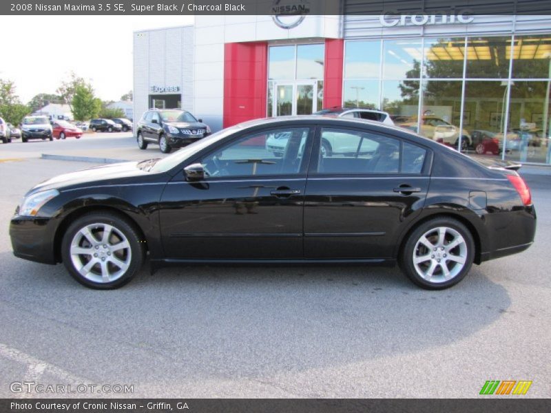 Super Black / Charcoal Black 2008 Nissan Maxima 3.5 SE