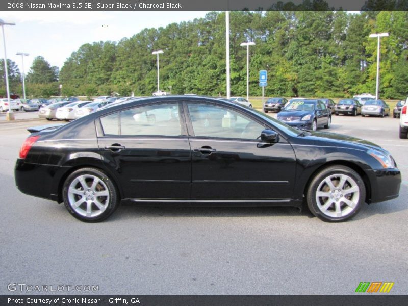 Super Black / Charcoal Black 2008 Nissan Maxima 3.5 SE