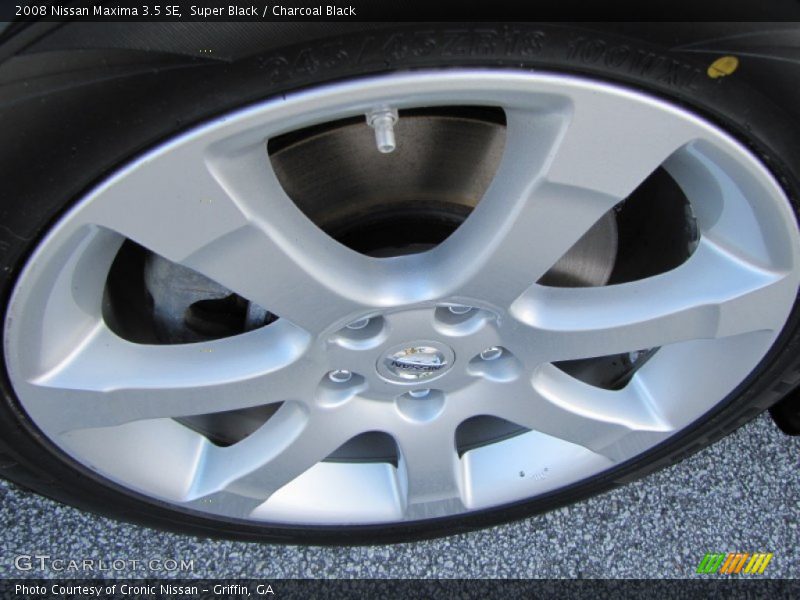 Super Black / Charcoal Black 2008 Nissan Maxima 3.5 SE