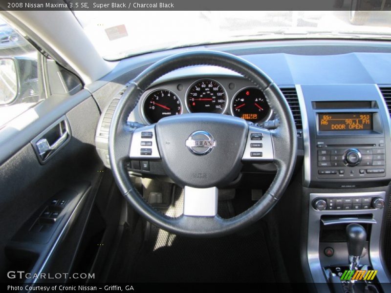 Super Black / Charcoal Black 2008 Nissan Maxima 3.5 SE