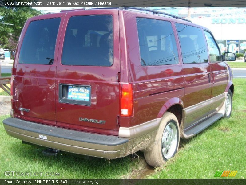 Dark Carmine Red Metallic / Neutral 2003 Chevrolet Astro
