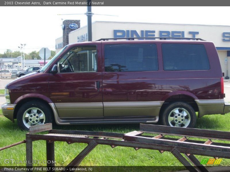 Dark Carmine Red Metallic / Neutral 2003 Chevrolet Astro