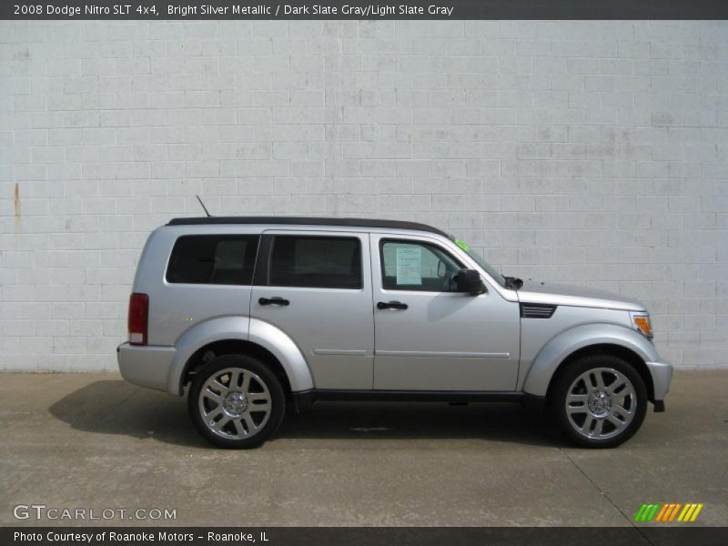 Bright Silver Metallic / Dark Slate Gray/Light Slate Gray 2008 Dodge Nitro SLT 4x4