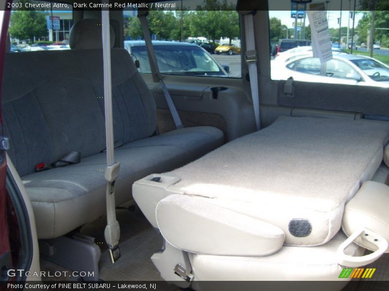 Dark Carmine Red Metallic / Neutral 2003 Chevrolet Astro