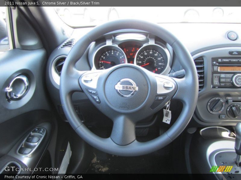 Chrome Silver / Black/Silver Trim 2011 Nissan Juke S