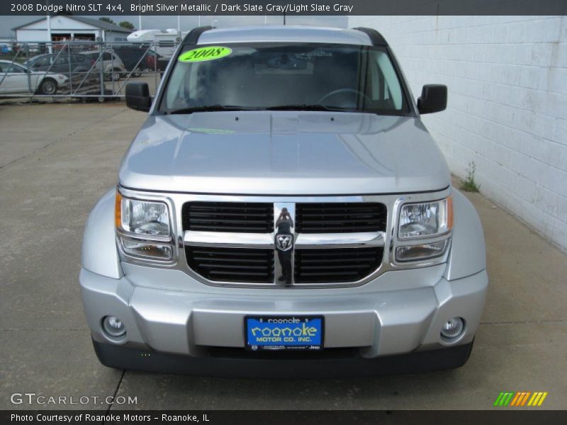 Bright Silver Metallic / Dark Slate Gray/Light Slate Gray 2008 Dodge Nitro SLT 4x4