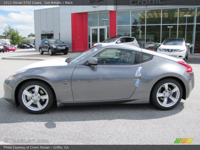 Gun Metallic / Black 2011 Nissan 370Z Coupe