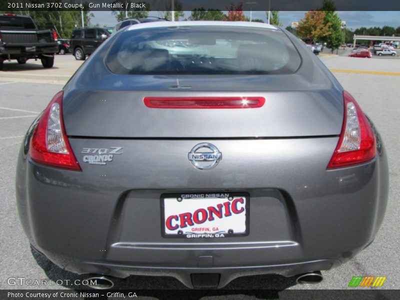 Gun Metallic / Black 2011 Nissan 370Z Coupe