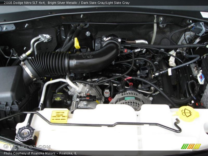 Bright Silver Metallic / Dark Slate Gray/Light Slate Gray 2008 Dodge Nitro SLT 4x4
