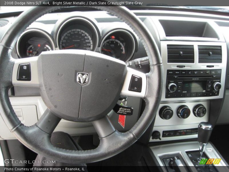 Bright Silver Metallic / Dark Slate Gray/Light Slate Gray 2008 Dodge Nitro SLT 4x4