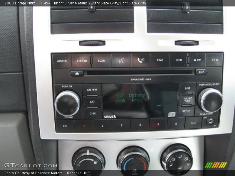 Bright Silver Metallic / Dark Slate Gray/Light Slate Gray 2008 Dodge Nitro SLT 4x4