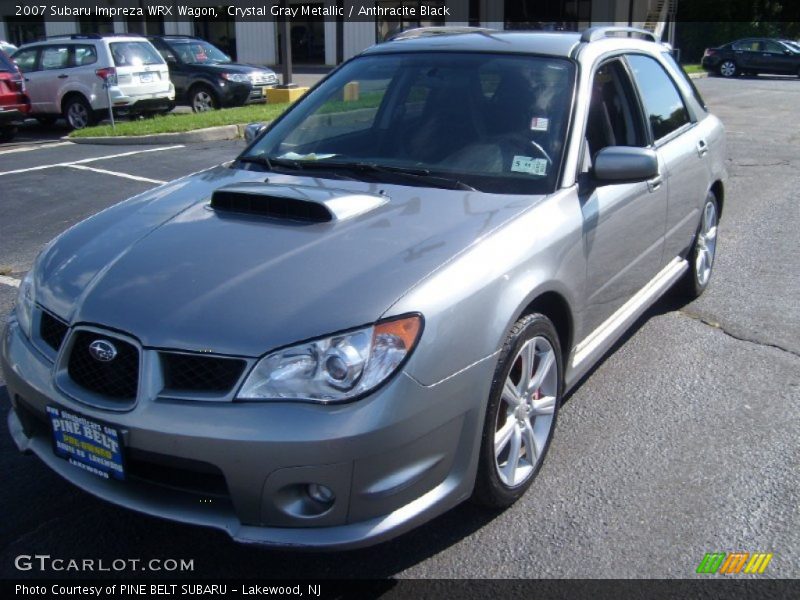 Crystal Gray Metallic / Anthracite Black 2007 Subaru Impreza WRX Wagon
