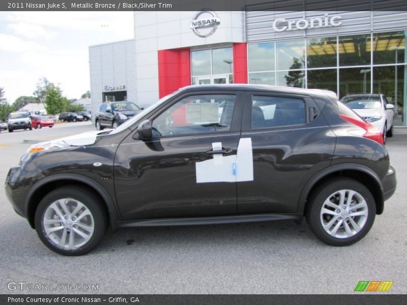 Metallic Bronze / Black/Silver Trim 2011 Nissan Juke S