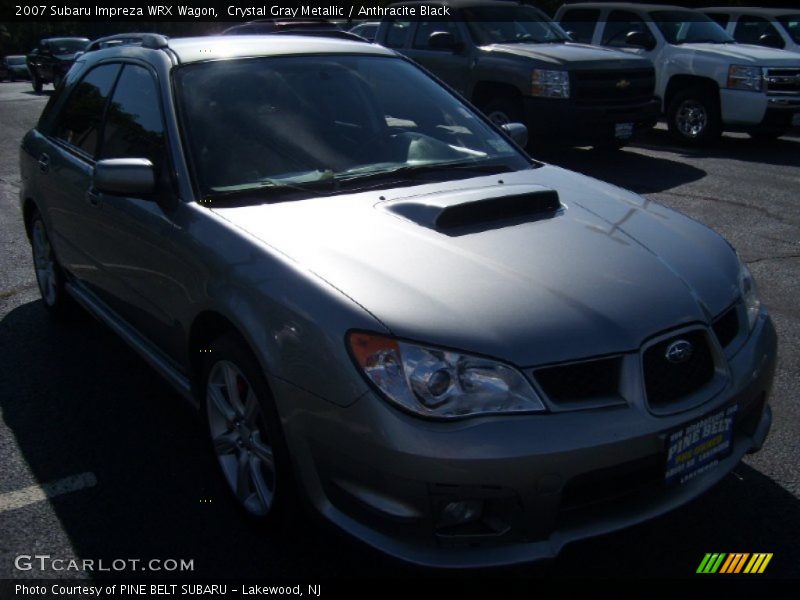 Crystal Gray Metallic / Anthracite Black 2007 Subaru Impreza WRX Wagon