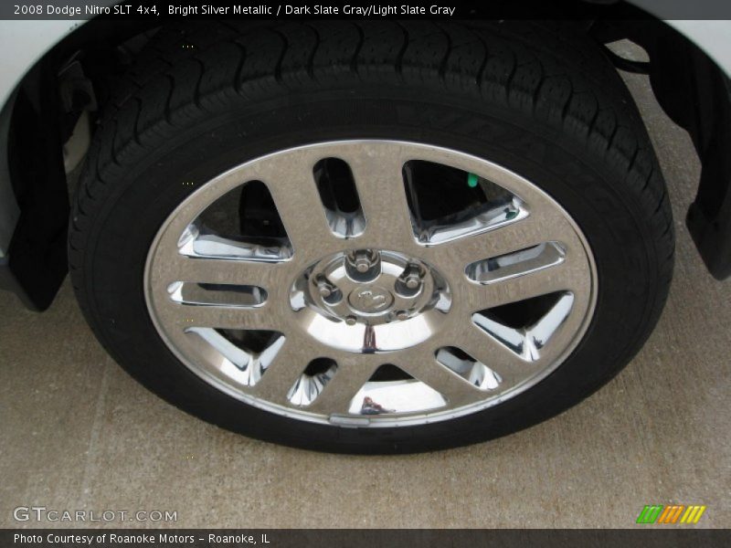 Bright Silver Metallic / Dark Slate Gray/Light Slate Gray 2008 Dodge Nitro SLT 4x4