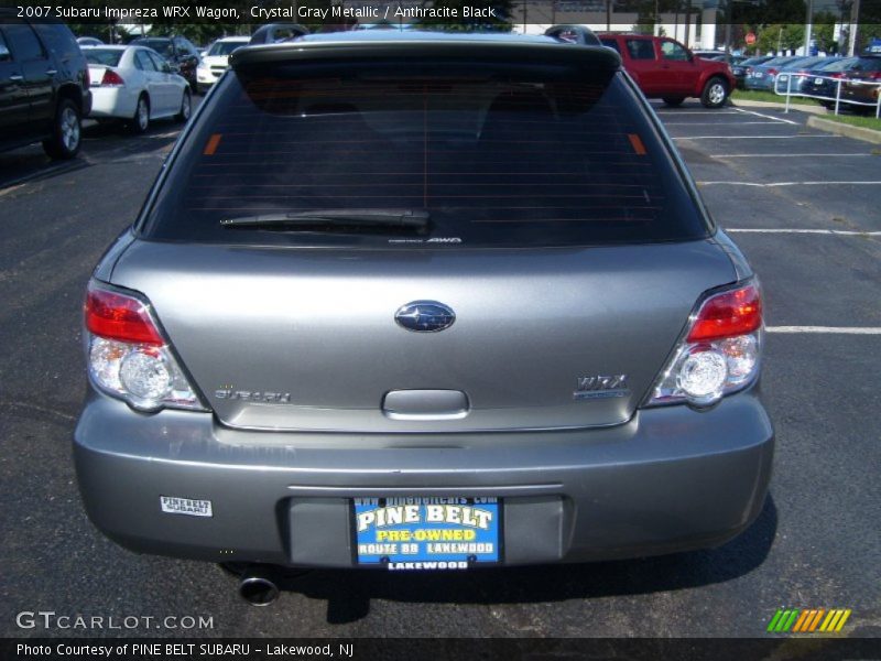 Crystal Gray Metallic / Anthracite Black 2007 Subaru Impreza WRX Wagon