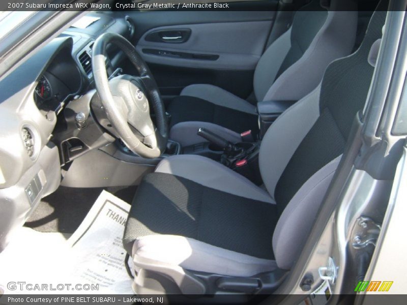 Crystal Gray Metallic / Anthracite Black 2007 Subaru Impreza WRX Wagon