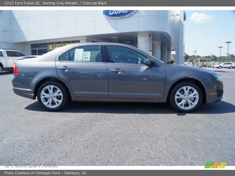 Sterling Grey Metallic / Charcoal Black 2012 Ford Fusion SE