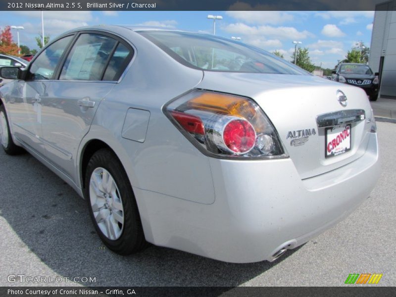 Brilliant Silver / Charcoal 2012 Nissan Altima 2.5 S