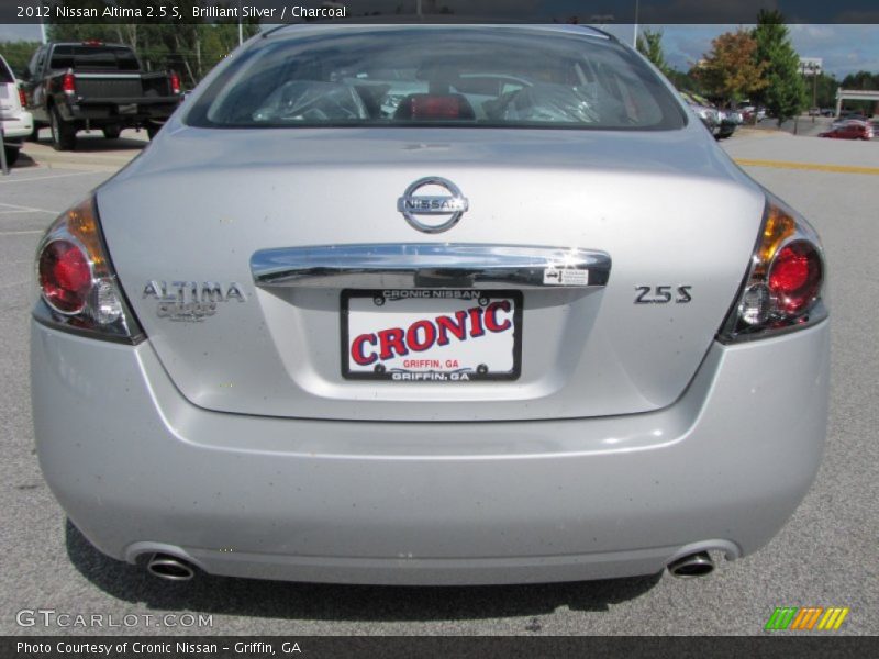 Brilliant Silver / Charcoal 2012 Nissan Altima 2.5 S