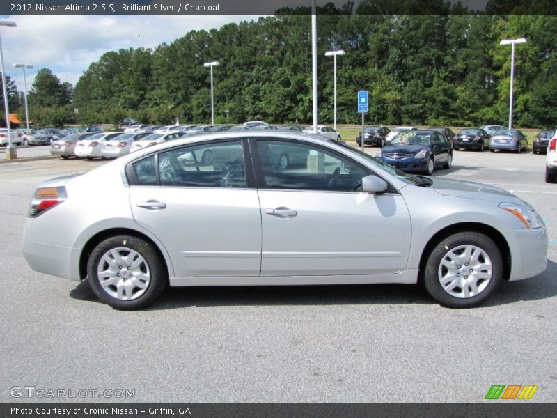 Brilliant Silver / Charcoal 2012 Nissan Altima 2.5 S