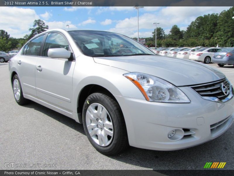 Brilliant Silver / Charcoal 2012 Nissan Altima 2.5 S