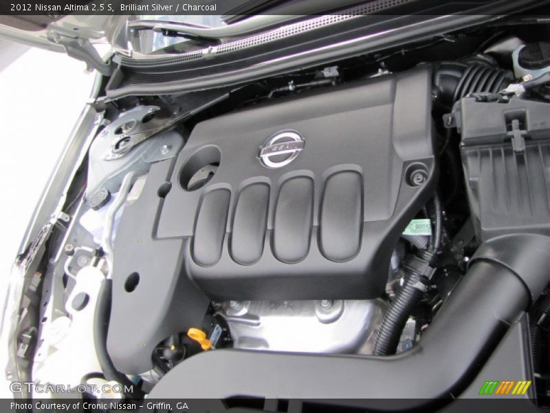 Brilliant Silver / Charcoal 2012 Nissan Altima 2.5 S