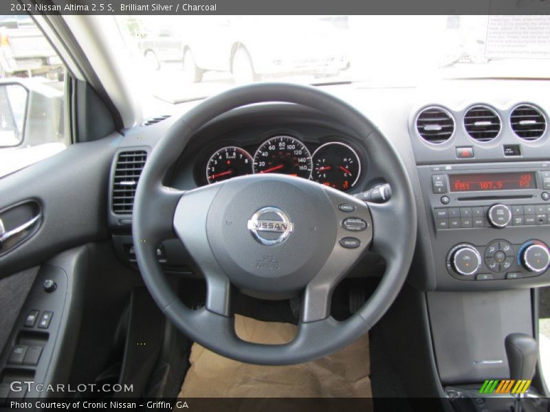 Brilliant Silver / Charcoal 2012 Nissan Altima 2.5 S