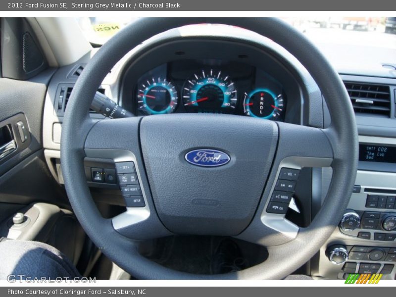 Sterling Grey Metallic / Charcoal Black 2012 Ford Fusion SE