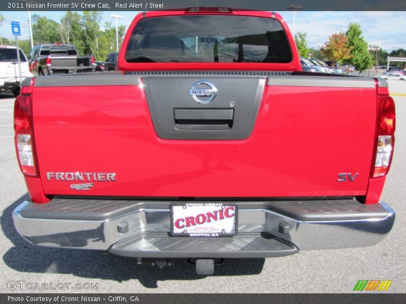 Red Alert / Steel 2011 Nissan Frontier SV Crew Cab