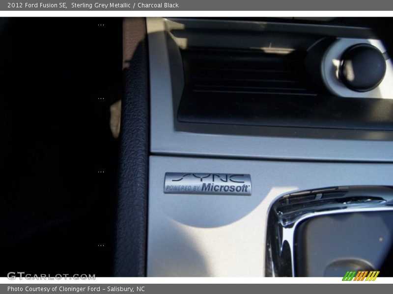 Sterling Grey Metallic / Charcoal Black 2012 Ford Fusion SE