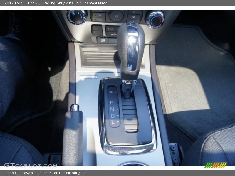 Sterling Grey Metallic / Charcoal Black 2012 Ford Fusion SE