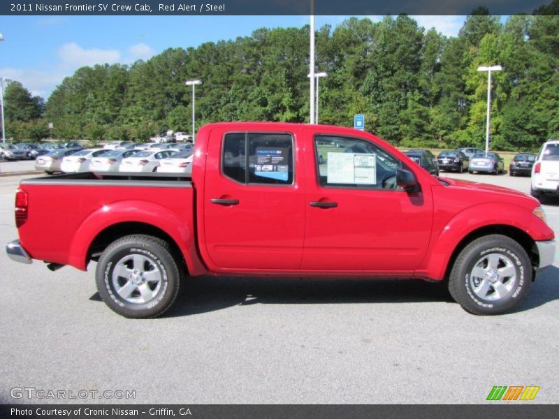 Red Alert / Steel 2011 Nissan Frontier SV Crew Cab