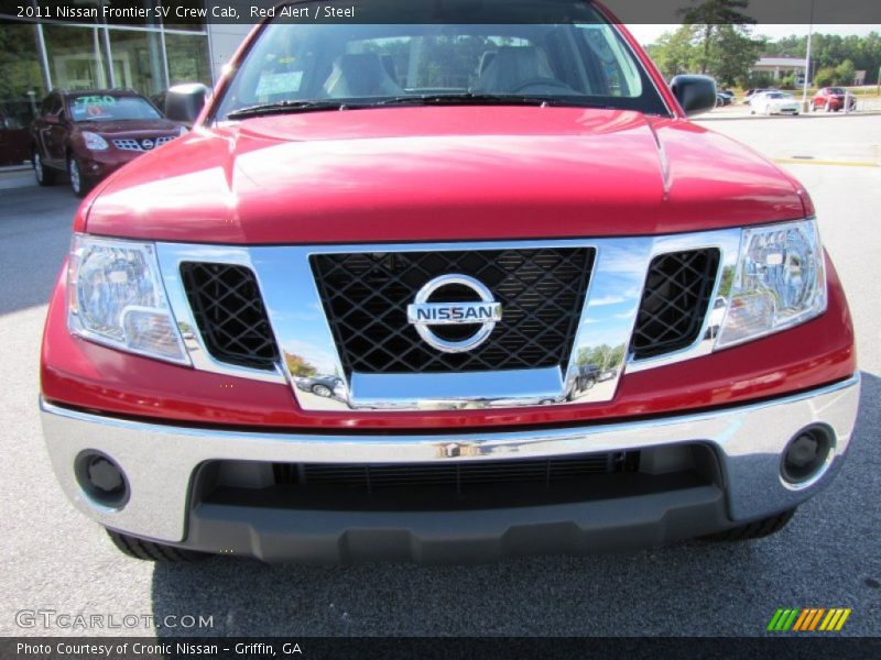Red Alert / Steel 2011 Nissan Frontier SV Crew Cab