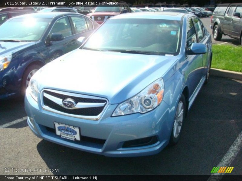 Sky Blue Metallic / Off-Black 2011 Subaru Legacy 2.5i Premium