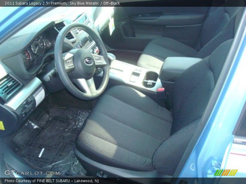 Sky Blue Metallic / Off-Black 2011 Subaru Legacy 2.5i Premium