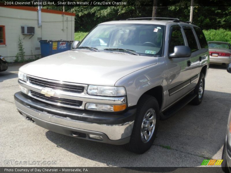Silver Birch Metallic / Gray/Dark Charcoal 2004 Chevrolet Tahoe LS 4x4