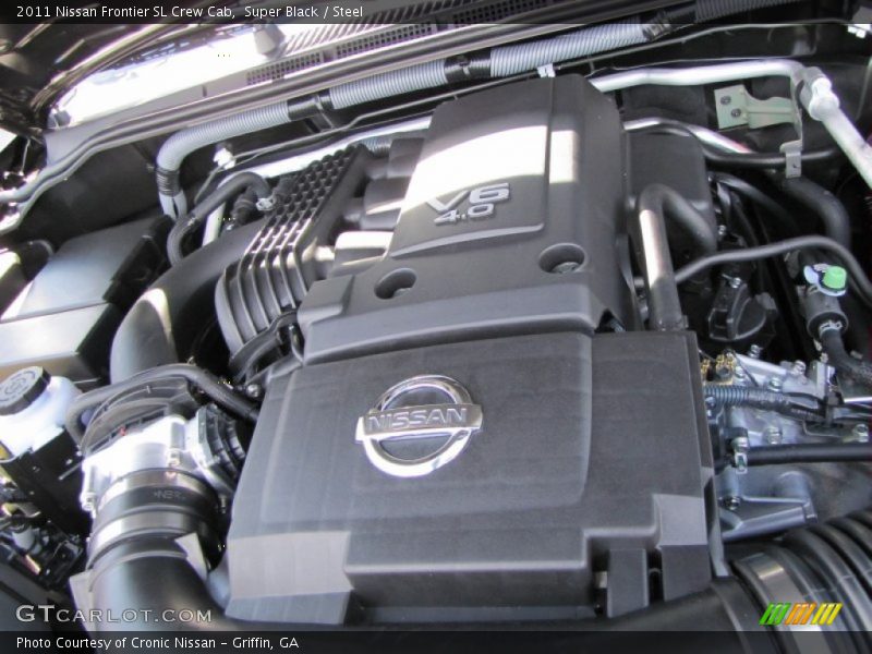 Super Black / Steel 2011 Nissan Frontier SL Crew Cab