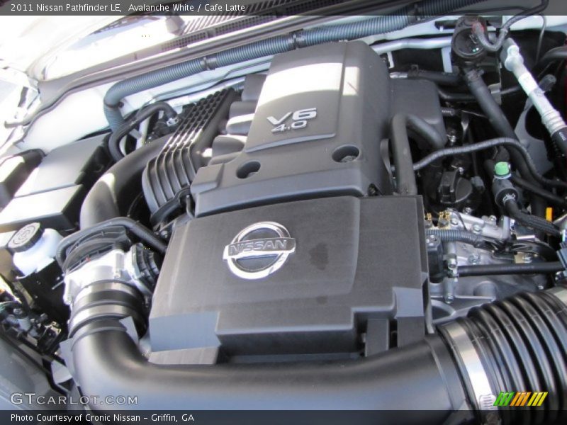 Avalanche White / Cafe Latte 2011 Nissan Pathfinder LE