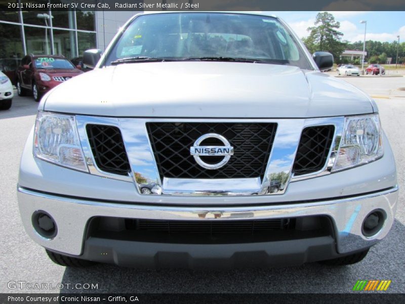 Radiant Silver Metallic / Steel 2011 Nissan Frontier SV Crew Cab